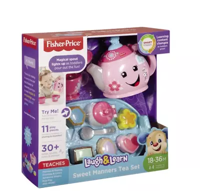 Fisher-Price Laugh & Learn Sweet Manners Tea Set Wonderful Toy • $27.64