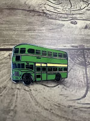 Vintage Southdown Leyland Pd3 Green Double Decker Bus Enamel Pin Badge • £6.99