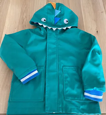 £4.99 • Buy Boys Next Green Dinosaur Raincoat Age 2-3 Years