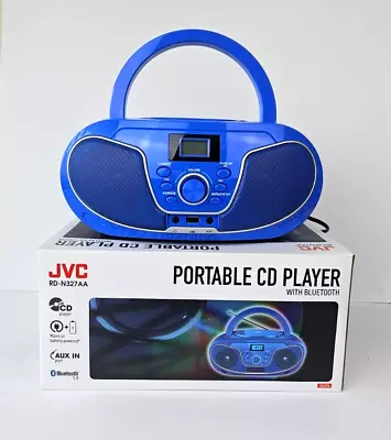 Blue JVC Portable CD Player With Bluetooth RD-N327AA • $85