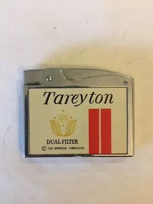 Vintage Mastercraft Lifetime Match Cigarette Lighter Tareyton Logo As Is. • $11.26