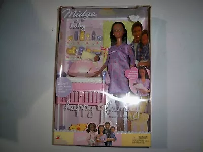 Discontinued Pregnant Midge Barbie Doll - Midge & Baby - Happy Family Barbie !!! • $83
