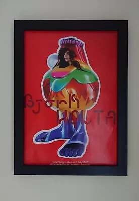 £15.99 • Buy BJORK Framed A4 Poster 2007 Original Music Press Promo Advert