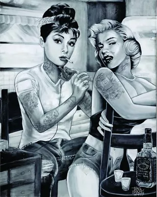 James Danger Harvey Audrey Hepburn Tattooing Marilyn Monroe Poster 24x36 New • $12.95