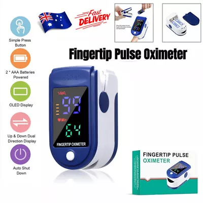 FDA Oxygen SpO2 Heart Rate Monitor Oximeter Blood Finger Pulse Saturation Meter • $10.99