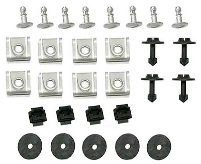 Audi VW Passat Engine Protection Pan Hardware KIT (Pins+Clips+Nuts+Washers) OEM • $49.60