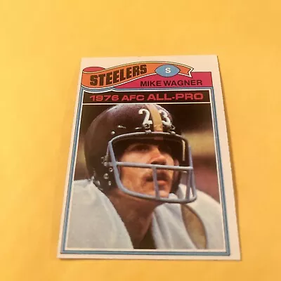 1977 Topps Mike Wagner Pittsburgh Steelers 60 Ex Free Shipping  • $1.96