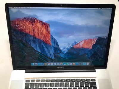 Apple MacBook Pro A1297 17  C2D-2.8GHZ 8GB 128GB SSD 9600M El Capitan SE21-108 • $189