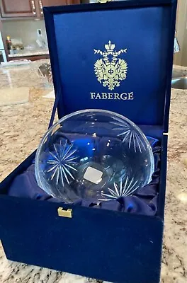 Faberge Imperial Collection Crystal Bowl New In Its Box. Little Over 7 “. Mint  • $190