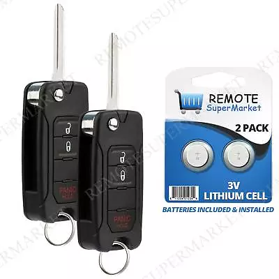 2 Replacement For Dodge 2005-2007 Magnum 2007-2012 Nitro Remote Car Fob Flip Key • $29.95