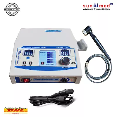 Prof. 1 MHz Continuous & Pulsed Ultrasound Therapy Machine For Pain Relief Unit • £128.34