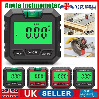 £6.79 • Buy 360° Magnetic Digital Protractor Angle Finder Gauge Inclinometer Level Meter UK