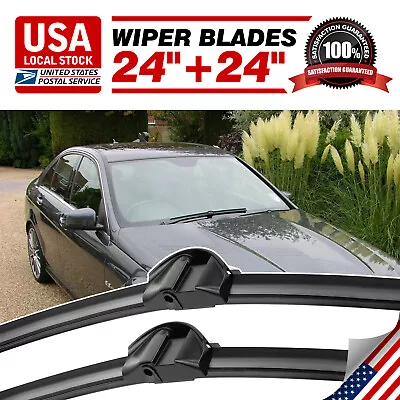 2PCS Front Wiper Blade For Mercedes-Benz E Class E350 E550 2010-2014 OEM Quality • $13.29