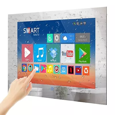 19inch Waterproof Bathroom TV Touchscreen Smart Mirror TV With WIFI Bluetooth • $560