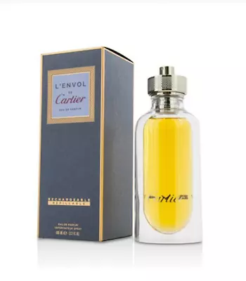 L'ENVOL By CARTIER For Men 3.3oz-100ml EDP Spray **REFILLABLE** NEW-SEALED (BC22 • $100.95