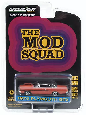 Greenlight The Mod Squad Tv Series 1:64 1970 Red Plymouth Gtx Model Car 44890-a • $5.95