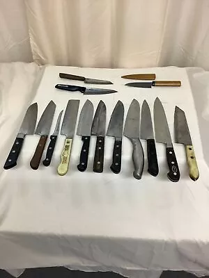 Japanese Vintage Kitchen Knife 14types Blade Length 3.74~7.87inch Hocho Tachi • $171.27