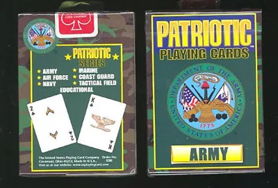 Bicycle ARMY 1 Deck Patriotic Military Playing Cards Bee Camouflage Design Camo • $3