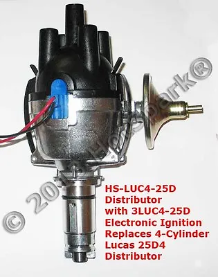 4-cyl HS25D4 Electronic Distributor Austin-Healey Sprite MG MGA MGB Midget 12V • $129.95