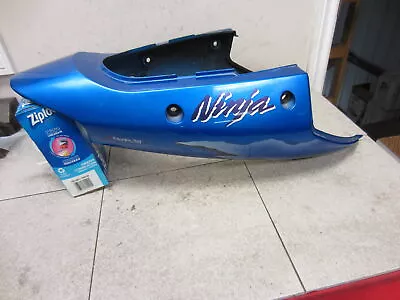 00-01 KAWASAKI NINJA ZX12R Zx12 BLUE OEM REAR BACK TAIL FAIRING COWL SHROUD • $76.94