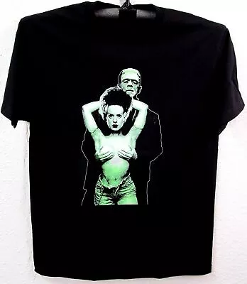 Bride Of Frankenstein Monster Film T-Shirt Unisex Cotton Tee Size S To 4XL YI088 • $19.99