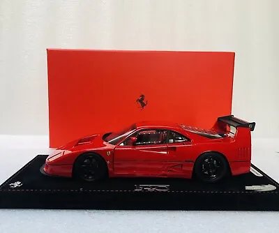 1/18 BBR Ferrari F40 LM Red/Black Rims Limited Edition With Case  • $545