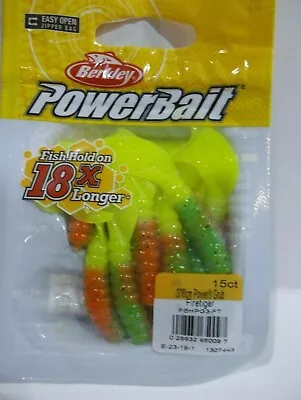 Berkley Powerbait 3  Power Grub 15 Count Packages Choose Your Colors! • $3.99