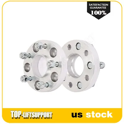 2x 1 Inch 5x4.75 Wheel Spacers Hubcentric 7/16  Studs Fits Chevy Camaro Corvette • $43.15