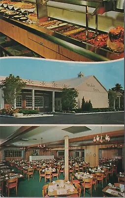 Fort Lauderdale FL: Sweden House Smorgasbord Vtg Florida Restaurant Postcard • $7.49