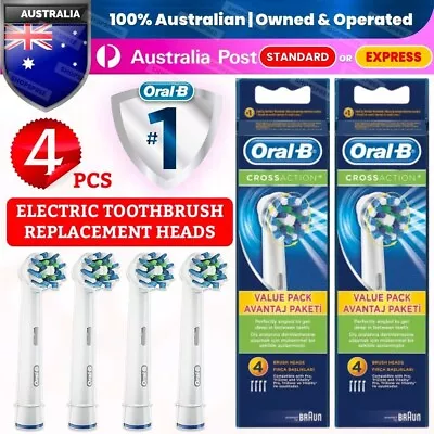 Genuine Oral B Replacement Braun Electric Toothbrush Heads Brush Head Refills AU • $14.24