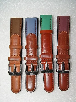 Watch Strap Brown Leather 18MM • £5