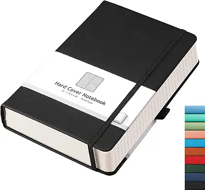 AHGXG Thick Journal Lined Notebook - 320 Numbered Pages For A5 Black  • $17.46