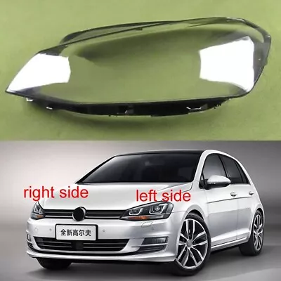 Mk7 Golf Headlight Lens Cover Mask Right+left Clean2014 2015 2016 2017 Gti R Set • $97.40