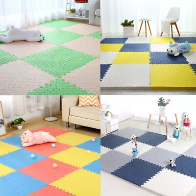 4/12PCS EVA Foam Mat Floor Mats Interlocking Heavy Duty Puzzle Baby Kids Playmat • $14.85