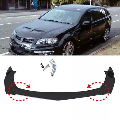 For HSV GENF Clubsport Maloo R8 Senator Front Bumper Lip Splitter Spoiler Glossy • $43.95