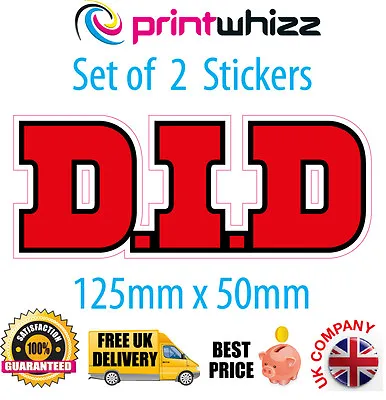 2 X DID Chain Motorcycle Stickers Decals Quality Printed Vinyl Label • $3.42