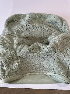 Pottery Barn  MY First Anywhere Chair Slipcover Green Sherpa • $29.99