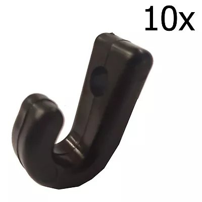 10 X KAYAK LASHING HOOKS TIE DOWN BUNGEE CORD HOLDER Trailer Marine Boat Canoe • £3.99