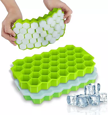 37 Grids Silicone ICE Cube Tray Honeycomb Mini Ice Maker Mold Whiskey Cocktail • $2.99