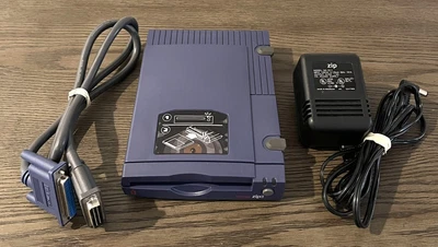 $35 • Buy IOMEGA ZIP 100 Z100P2 External Drive W/ Power Supply & Cable For PC