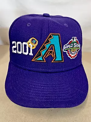 Arizona Diamondbacks 2001 World Champions New Era 59FIFTY Hat Size 7 1/8 Vtg. • $19.99