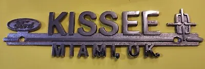 Kissee-Ford-Merc--MiamiOk.--Metal  Dealer Emblem Car  Vintage  SM212 • $32.99