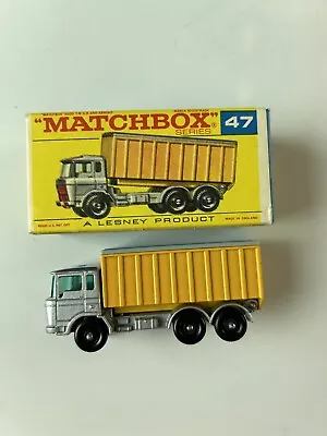 Matchbox DAF Tipper Container Truck No 47 Lesney With Box Vintage • $79.99