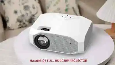 Mini Projector Q7 1080p Wifi Smart Projector • £30