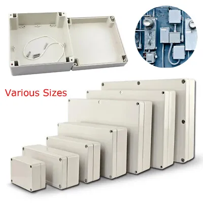 £4.45 • Buy IP 65 Waterproof ABS Electronic Project Box Enclosure Plastic Case Junction Box