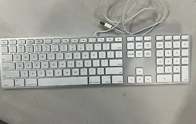 Genuine Apple A1243 Wired USB Keyboard W/Keypad For IMac Mac Mini Mac Pro • $11.50