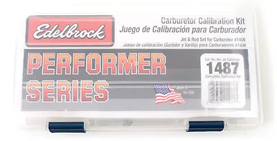 $60.95 • Buy Edelbrock 1487 Performer Series Carburetor Calibration Kits