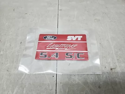 1999-2004 Ford F150 Lightning Airbox Emblem Plaque 99 00 01 02 03 04 SVT F-150 • $97