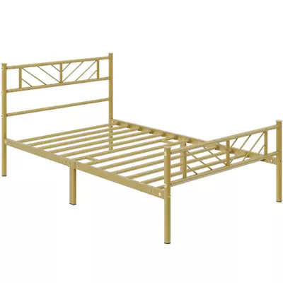 Armanni Platform Bed Frame With Design Headboard • $126.87
