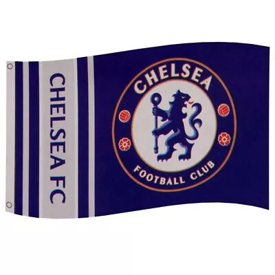 Chelsea FC Wordmark Stripes Flag BS1602 • £11.74